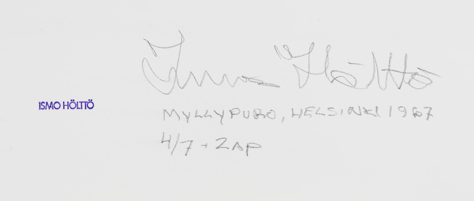 Ismo Hölttö, "Myllypuro, Helsinki 1967".