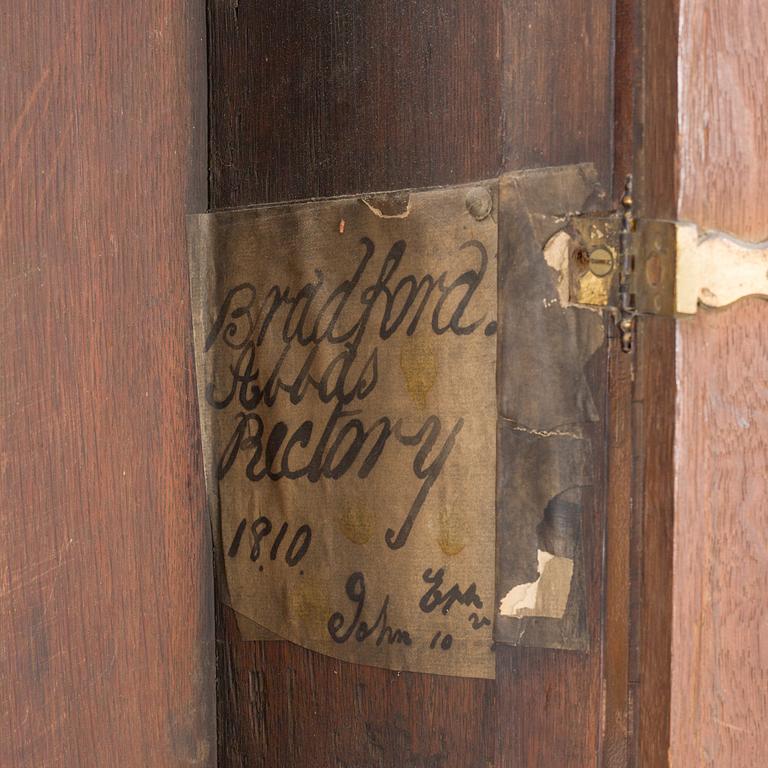 A WALNUT LONGCASE CLOCK, Benjamin Stretch, Bristol, 18th century.