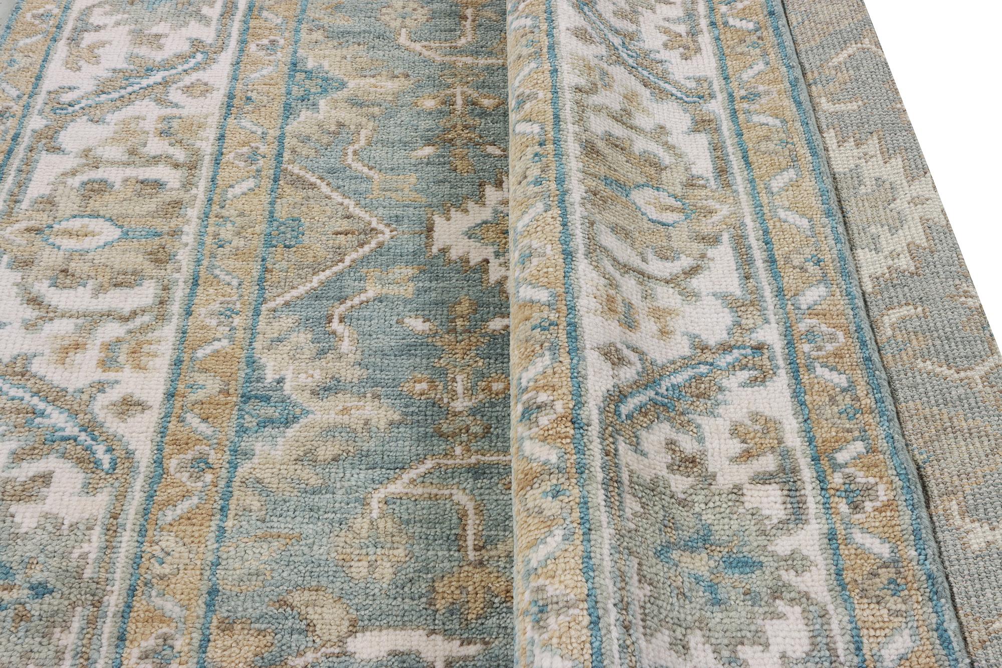 An oriental carpet with Mamluk design, c. 304 x 249 cm.