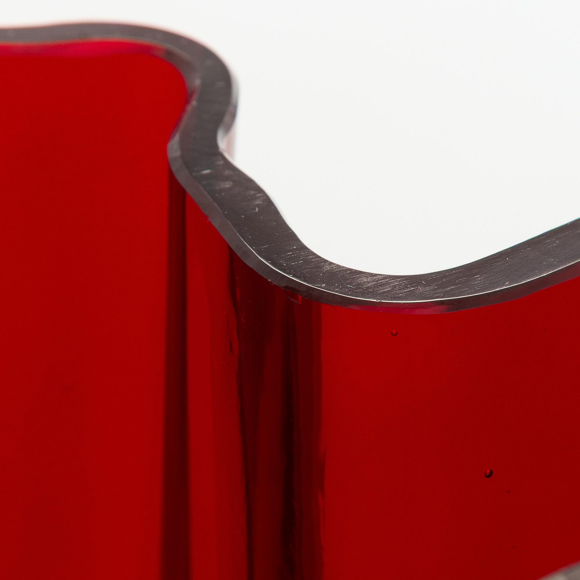 Alvar Aalto, vas, modell 9750 signerad Alvar Aalto Iittala.