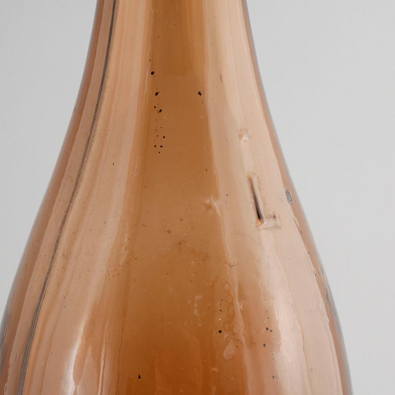 FLASKA, glas, Liljedals glasbruk, omkring 1900.
