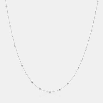 1256. COLLIER med briljantslipade diamanter totalt ca 0.92ct.