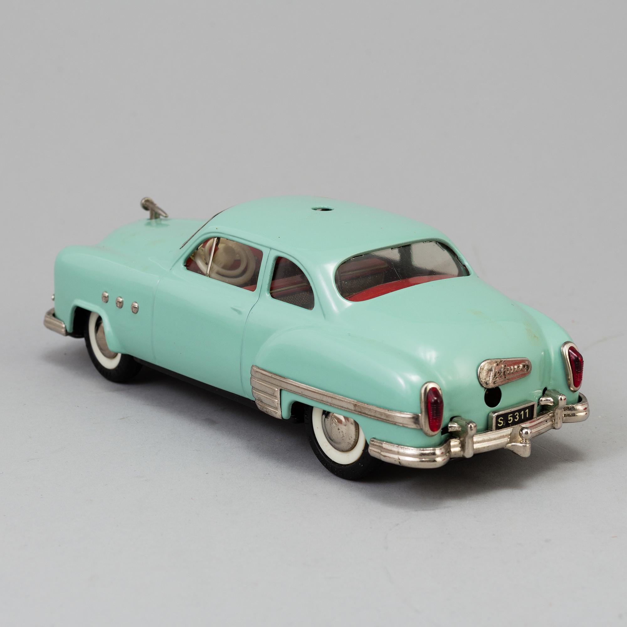 a Schuco "Elektro Ingenico 5311" car, Germany ca 1950.