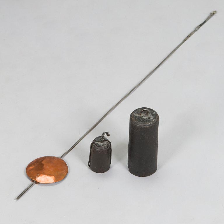 A longcase clock from Åland, Petter Linqvist, dated 1785.