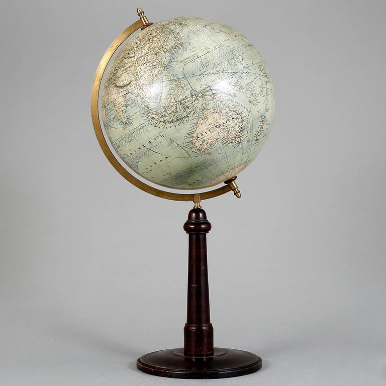 JORDGLOB, Ludw. Jul. Heymann, Leipzig, 1900-talets början.