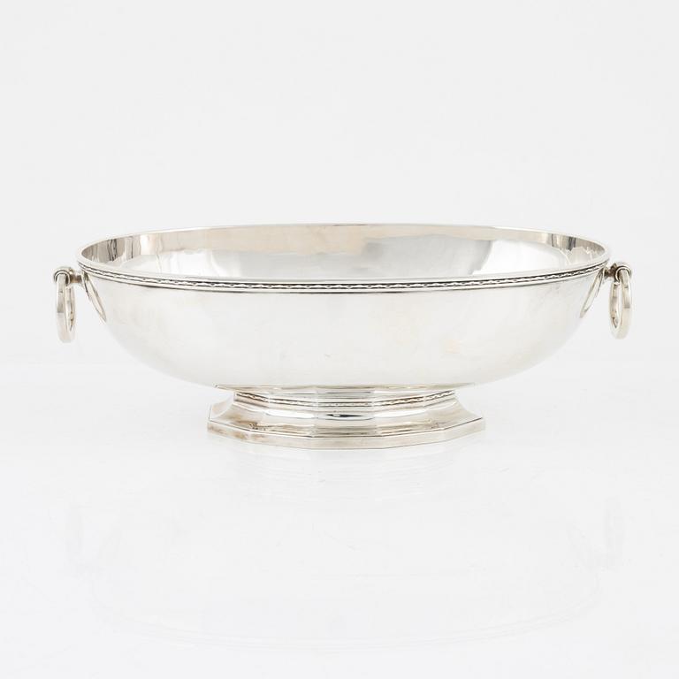 CF Carlman, skål, sterlingsilver, Stockholm, 1949.