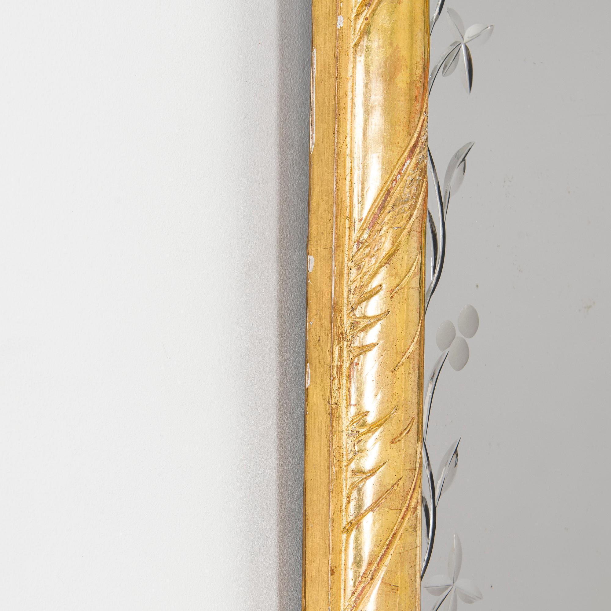 Peili, rokokoo, Ruotsi, 1700-luku.