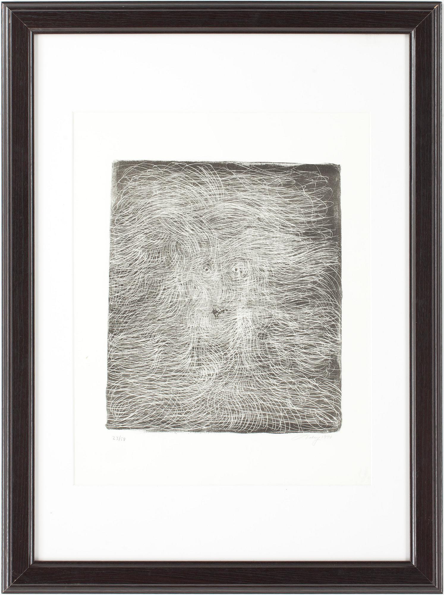 MARK TOBEY, litografi, signerad samt daterad 1970, numrerad 24/50.