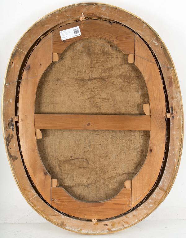 DAVID RICHTER D Ä, tillskriven. Damporträtt, oval. Canvas 89 x 66 cm.