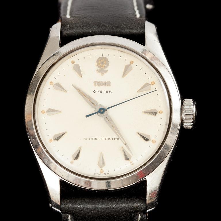 HERRARMBANDSUR, Tudor Oyster.1950-tal.