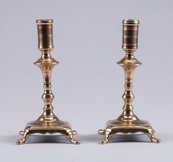 LJUSSTAKAR,  ett par senbarock.