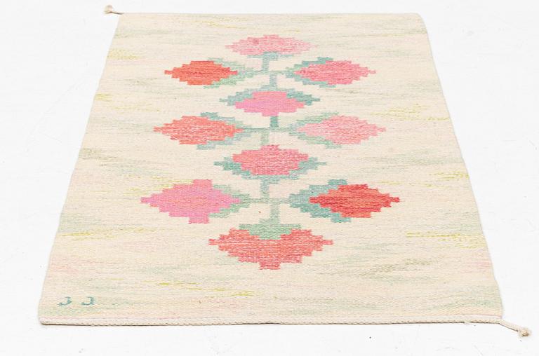 Judith Johansson, a carpet, 'Latyrus' c 165 x 89 cm, signed JJ.