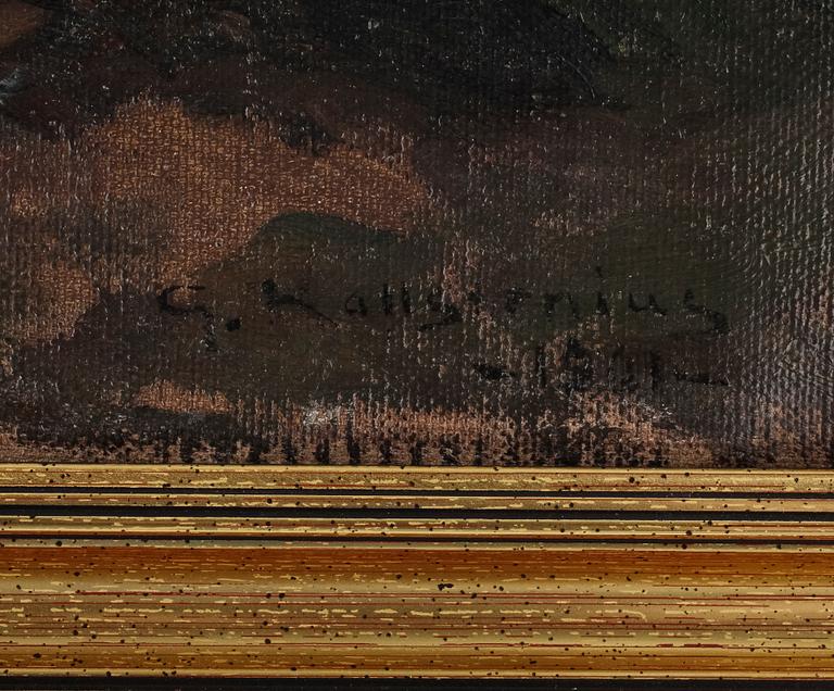 GOTTFRID KALLSTENIUS, olja på duk, sign o dat 1901.
