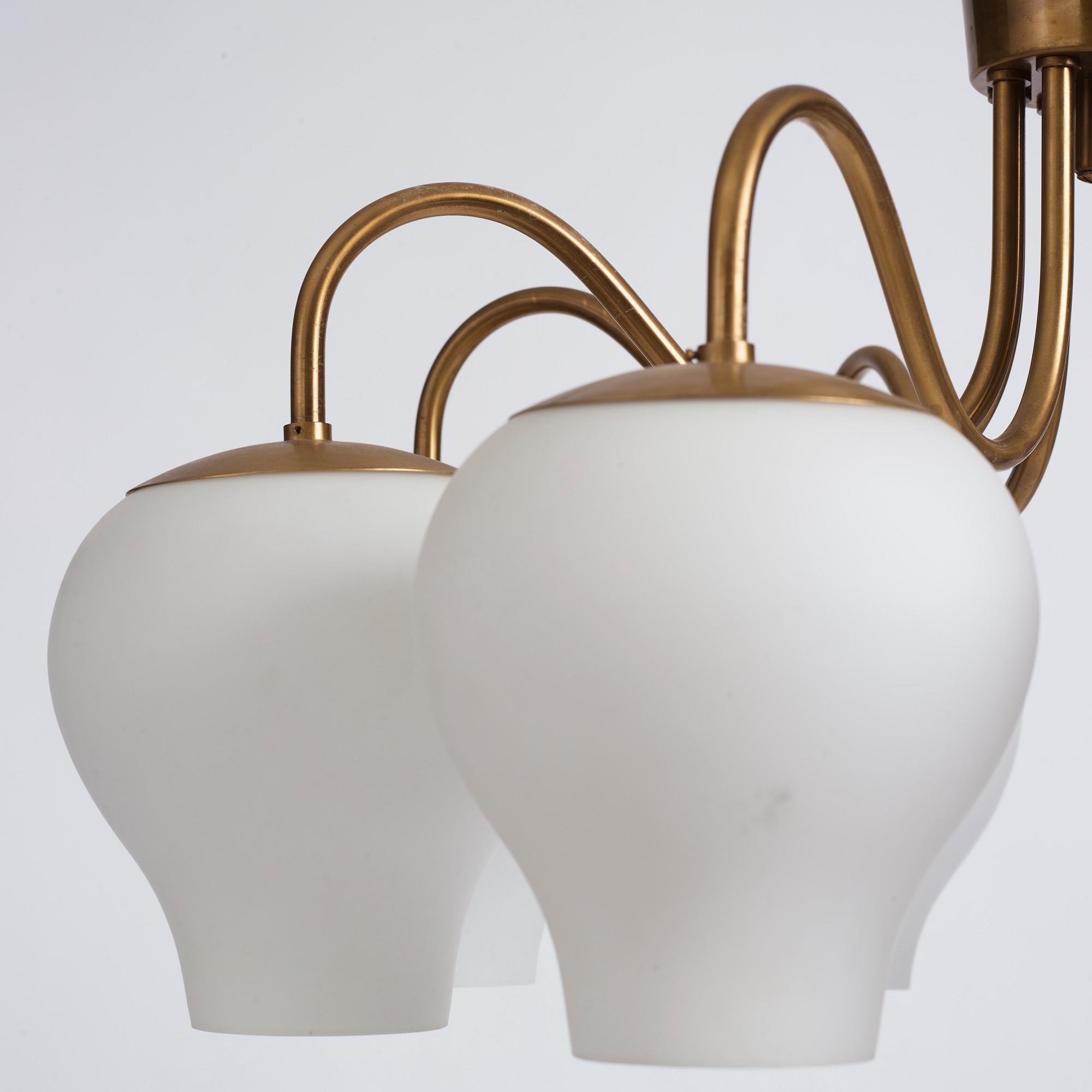 Harald Notini, a ceiling lamp, model '11901', Arvid Böhlmarks Lampfabrik, Sweden, 1950s.