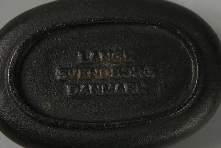 FONDUESET, gjutjärn och teak. Danmark.