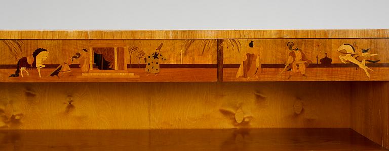 SIDEBOARD, troligen Mjölby Intarsia, 1930-tal.