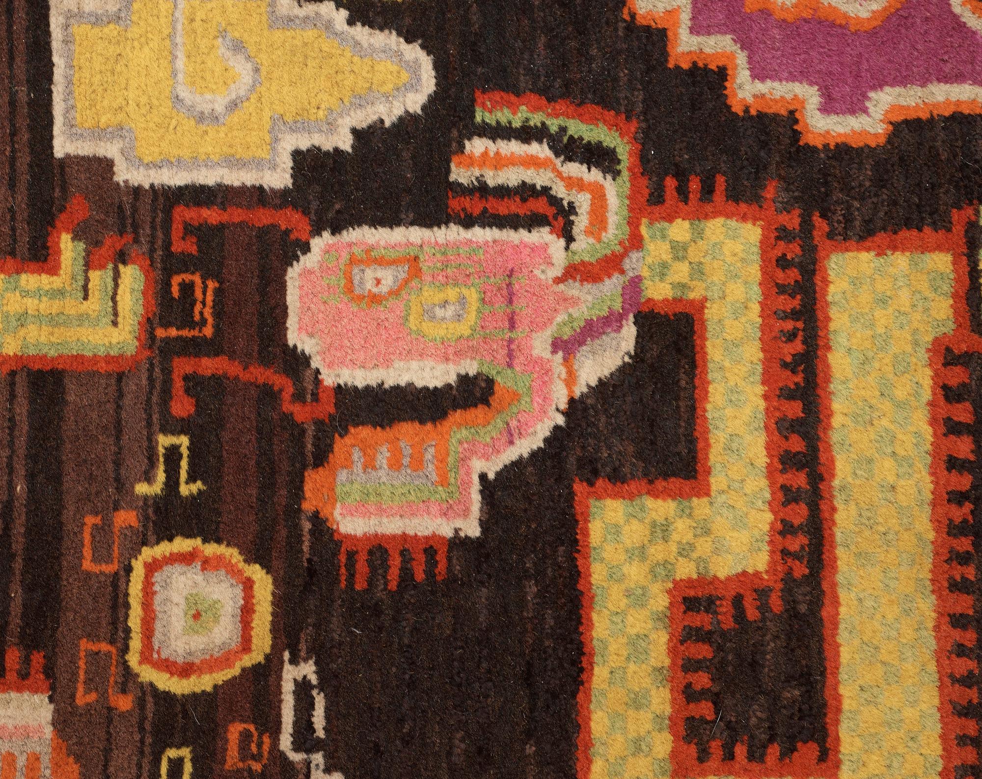 SEMI-ANTIQUE TIBETAN FIGURAL. 162 x 88 cm.