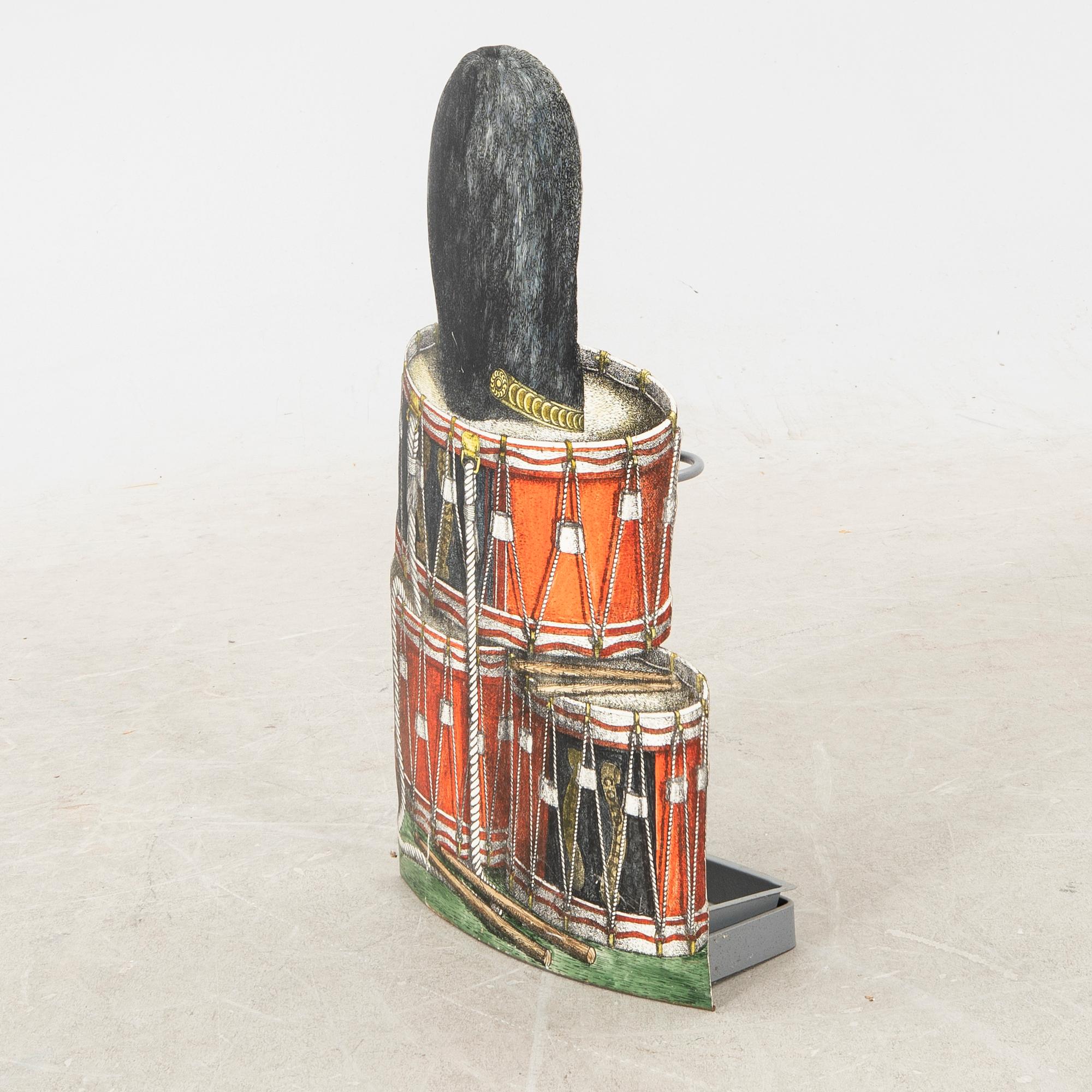 An umbrella stand by Piero Fornasetti, Milano.