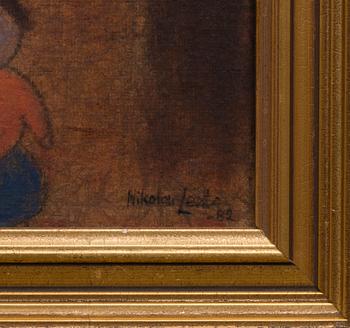 NIKOLAI LEHTO, olja på pannå, signerad och daterad -82.