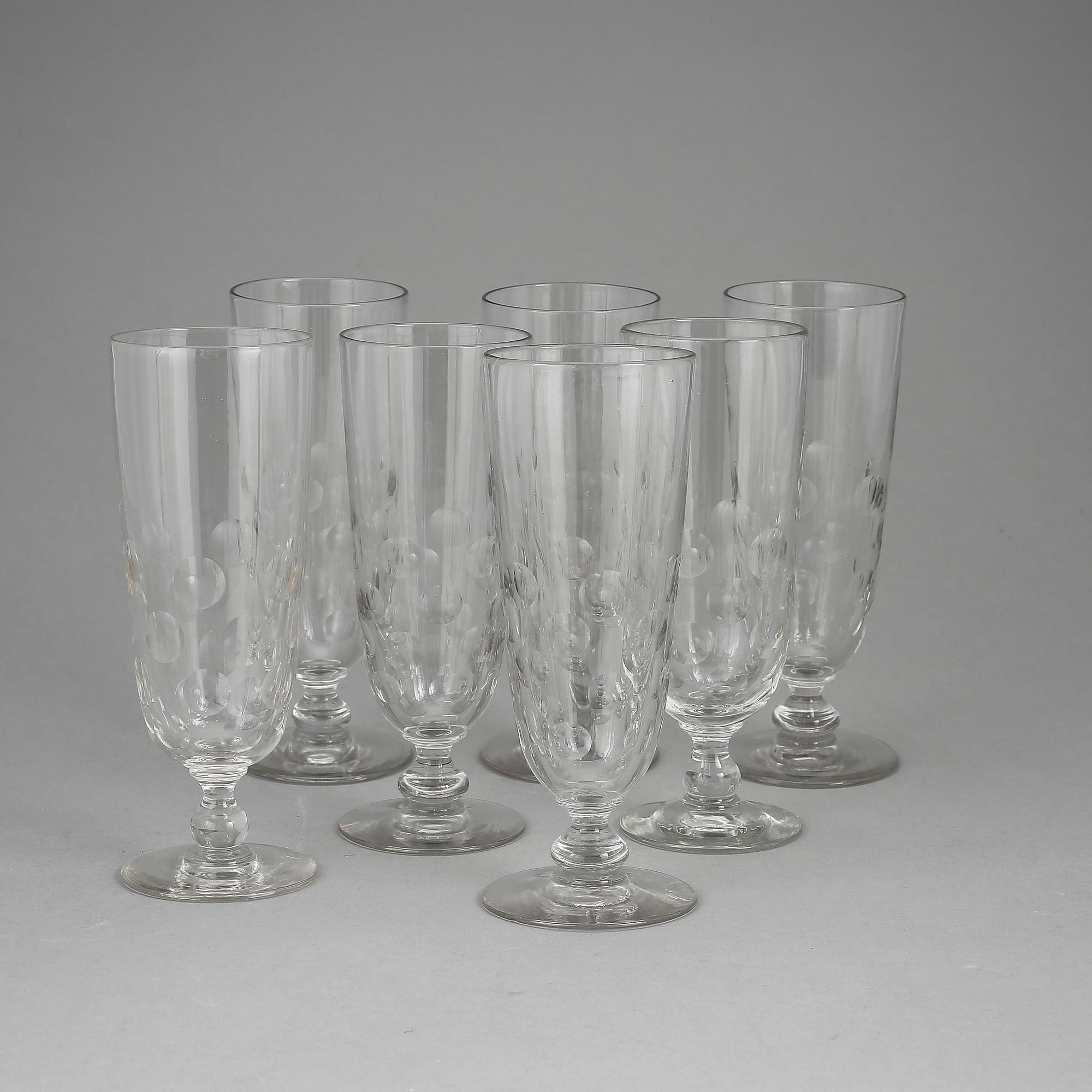 GLAS, 7 st, tidigt 1900-tal.