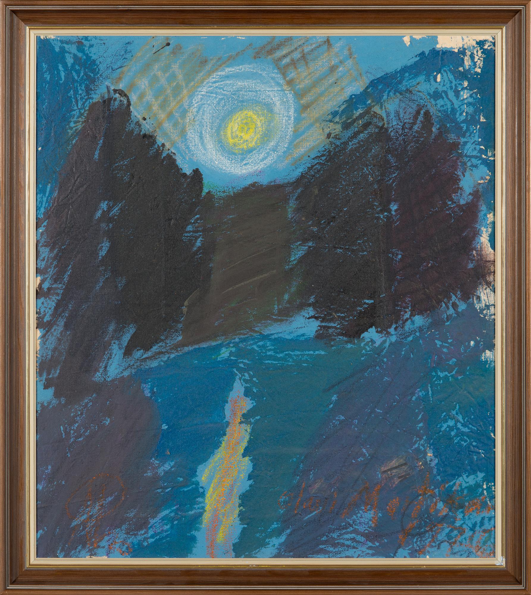 Olavi Martikainen, öljy kankaalle, signeerattu ja päivätty 1976.