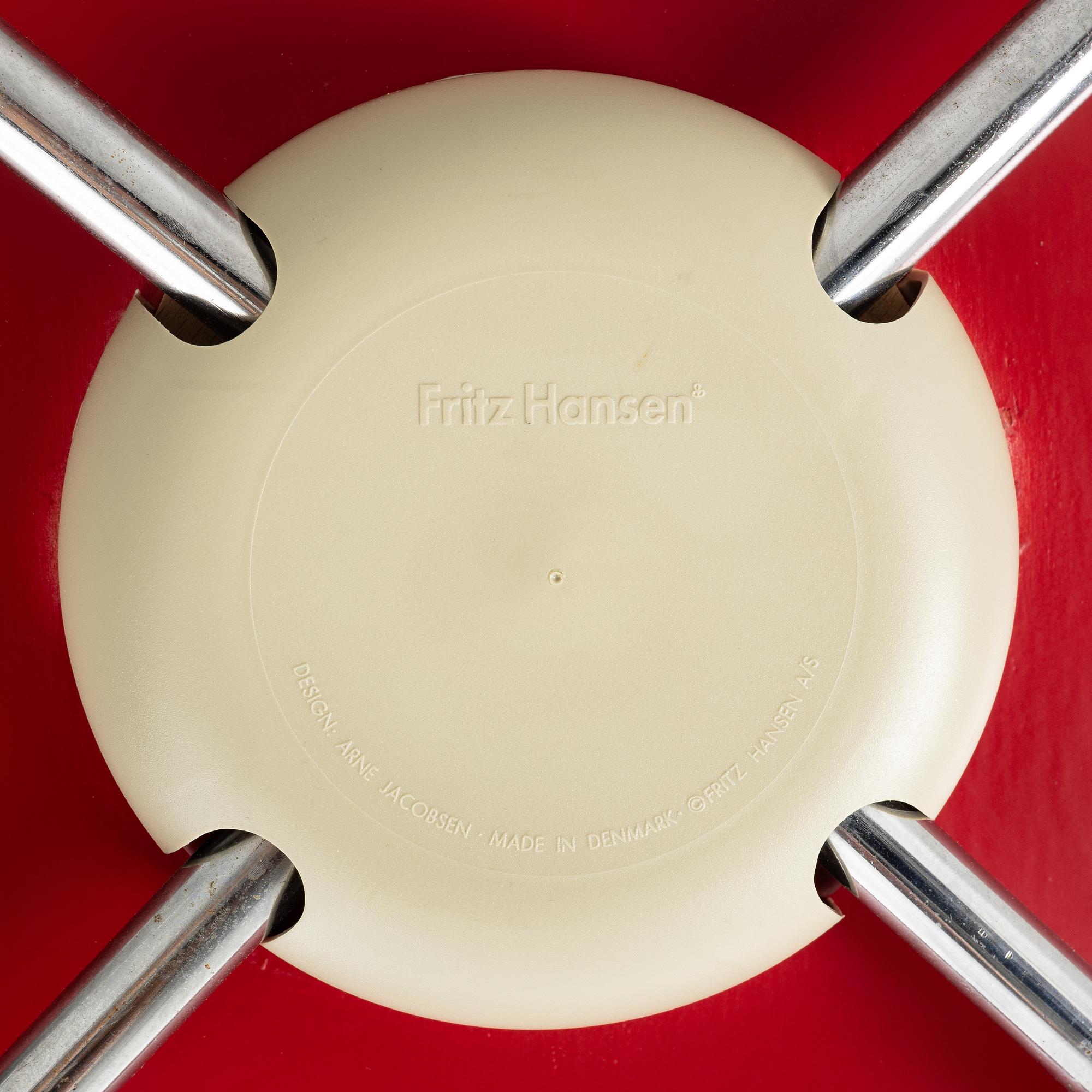 Arne Jacobsen, four 'the Ant chair", Fritz Hansen.