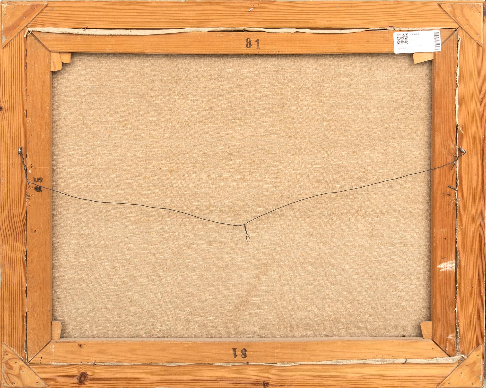 Henry Mayne, Fiskeläge på Österlen, motiv med dottern Birgit Rausing.