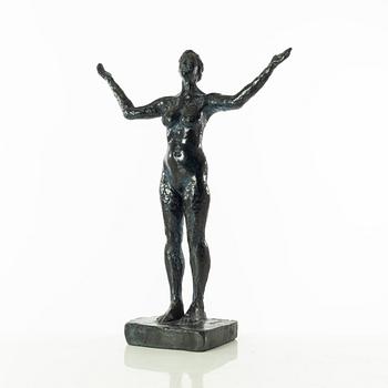 Gudmar Olovson, sculpture. Signed. Numbered. Foundry mark. Bronze, height 47.5 cm, length 35 cm.