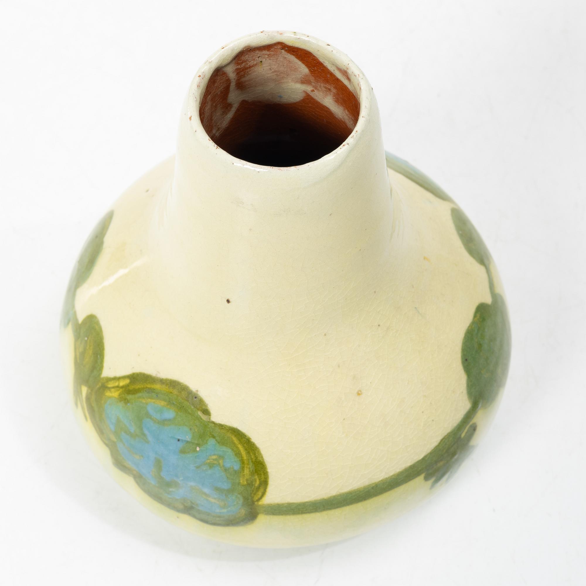 Gerda Thesleff, an Art Nouveau vase, Finland, 1904.