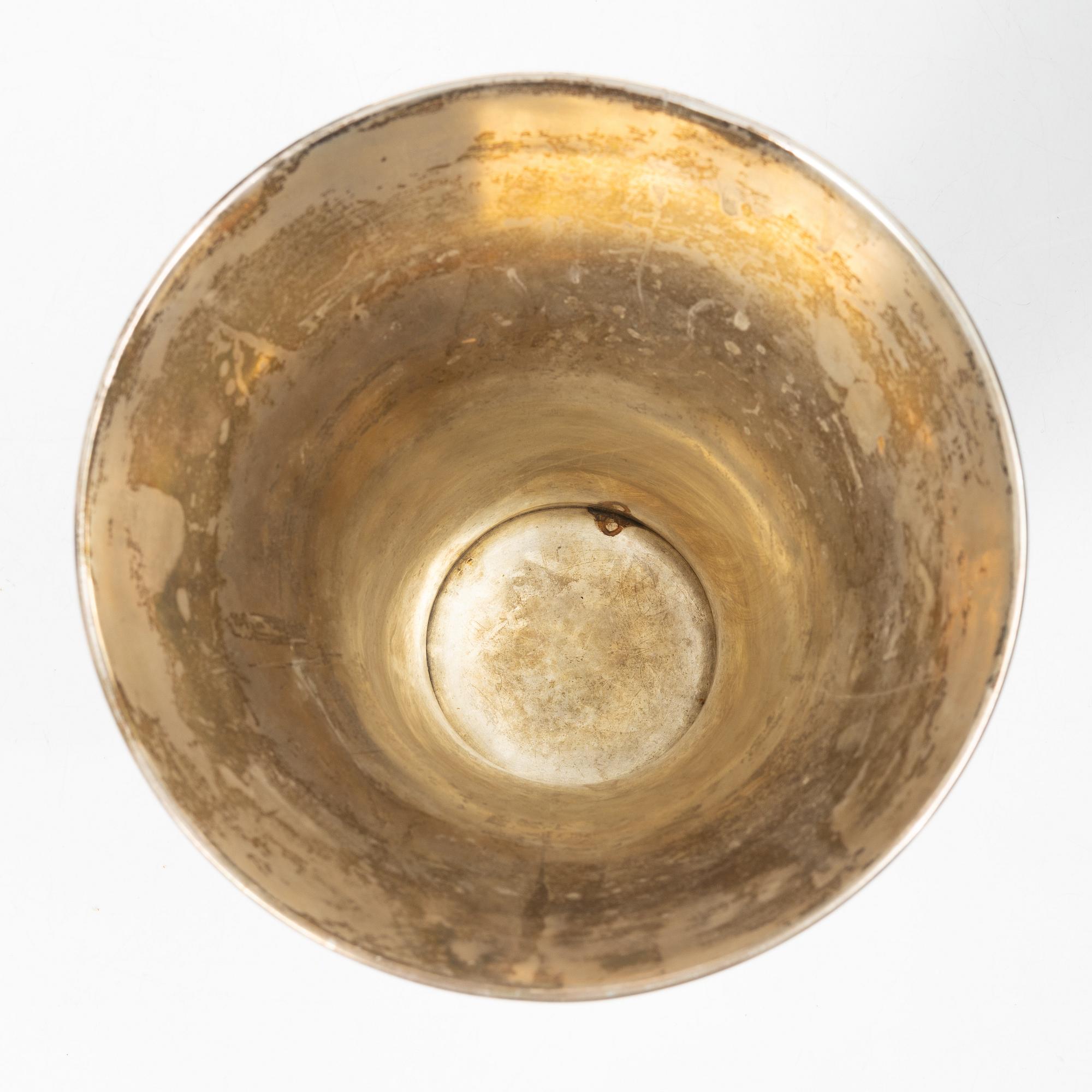 Carl Sandberg, a silver cup, Ystad 1916.