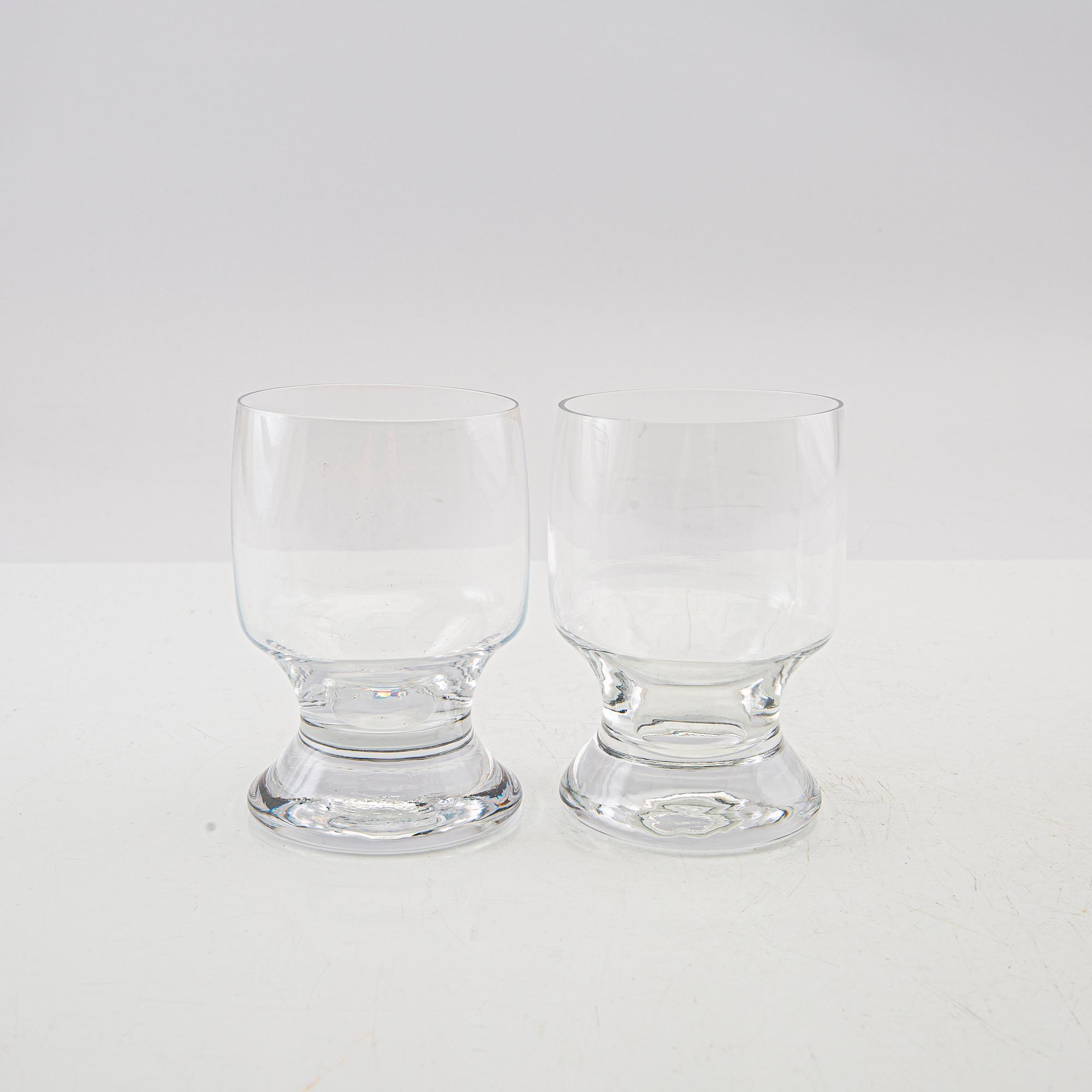 Signe Persson-Melin, servis 69 dlr "Porter" Kosta Boda sent 1900-tal.