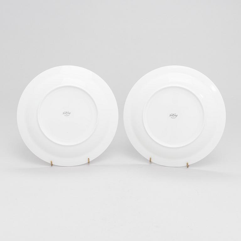 A 25-piece porcelain fish dinnerware set for Rörstrand.