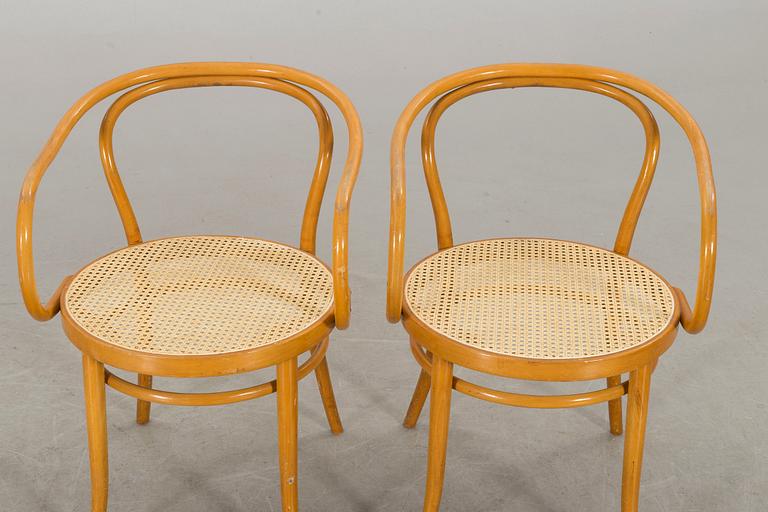 A PAIR OF LIGNA ARMCHAIRS, second half of 20th century.