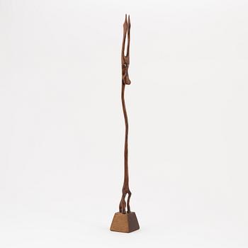 Knud Albert, a rosewood sculpture, signed, Denmark, mid 20th century.