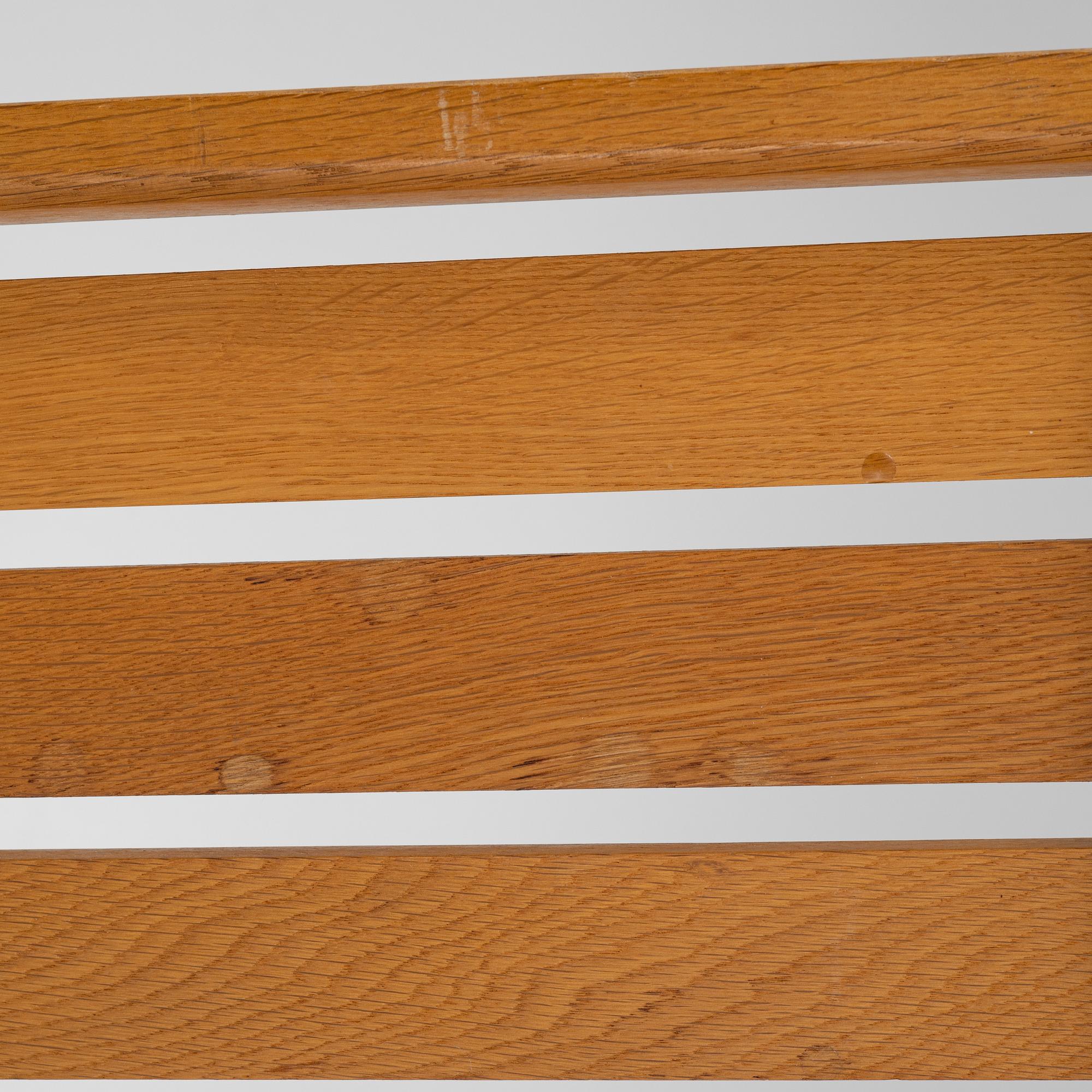 Yngvar Sandström, a 'Tokyo' oak bench from Nordiska Kompaniet's Triva-series, designed 1962.