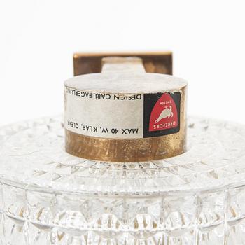 Carl Fagerlund, vägglampor ett par Orrefors 1900-talets senare del.