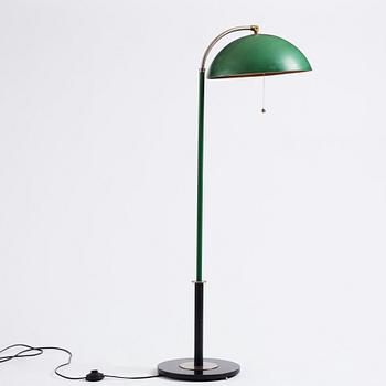 Harald Notini, a 'model 15084' floor lamp, Böhlmarks, Stockholm 1930s.