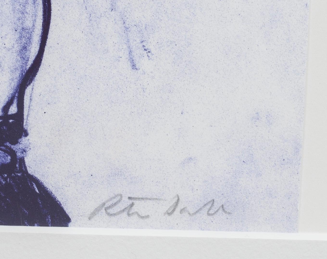 PETER DAHL, litografi, signerad.