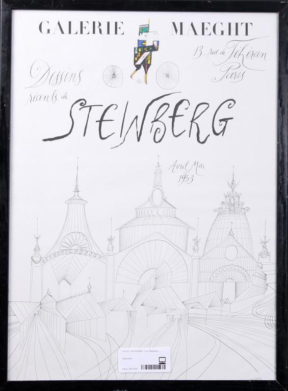 AFFISCHER, 2 st, Steinberg.