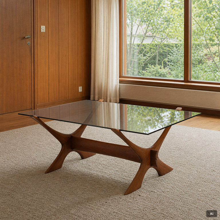 Fredrik Schriever-Abeln, coffee table, "No. 9", Örebro Glassworks, 1960s.