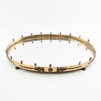 Table plateau in the Empire style, first half of the 20th century.