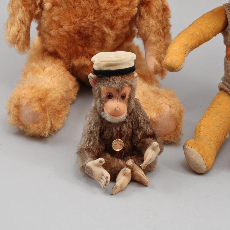 MJUKDJUR, 4 st, 1900-talets första hälft/mitt.