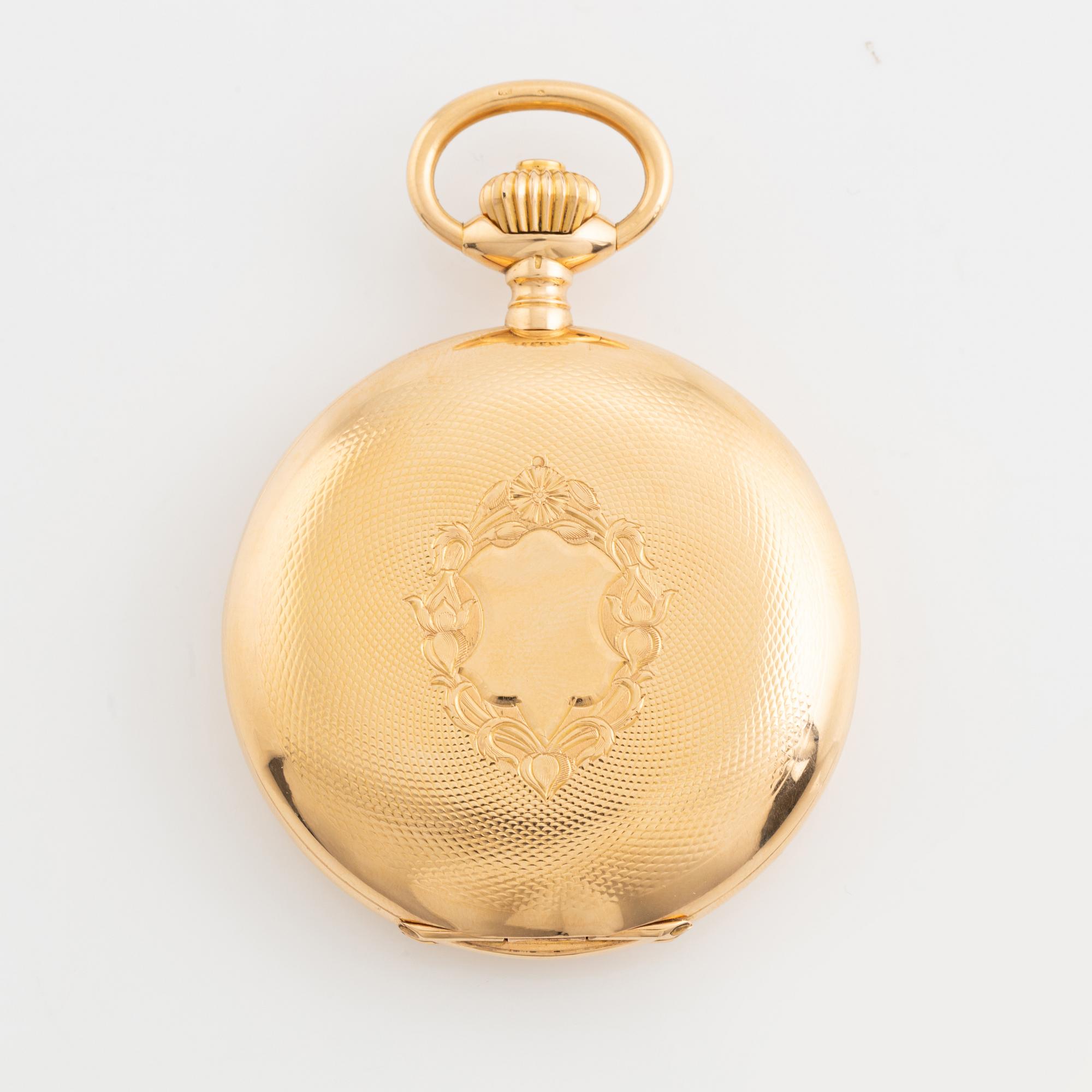 IWC, pocketwatch, 52,5 mm, hunting case,