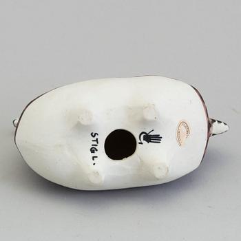 STIG LINDBERG, figurin, stengods, Gustavsberg studio, 1952-72.