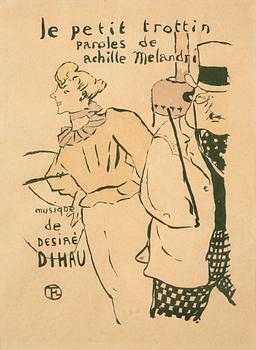 HENRI DE TOULOUSE-LAUTREC, lithography, signed in the print.