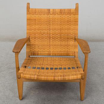 HANS J WEGNER, fåtölj, "CH-27", Carl Hansen & Son, Danmark, 1900-talets andra hälft.