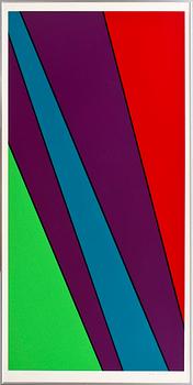 OLLE BAERTLING, färgseriegrafi, sign o dat 1972-77, numr 35/50.