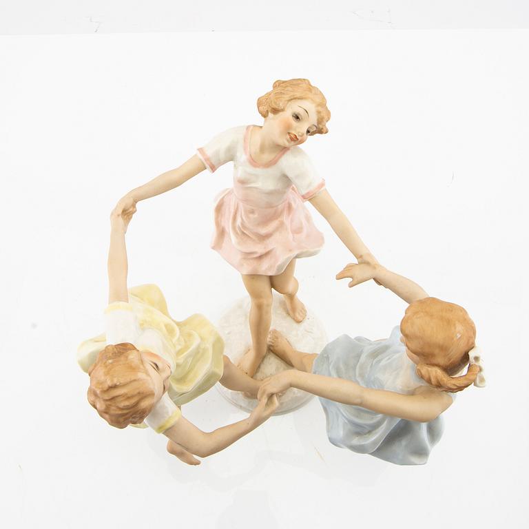 Figurin Hutschenreuther Tyskland 1900-talets mitt porslin.