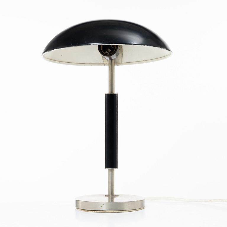 Harald Notini, bordslampa, modell 15091 A, Arvid Böhlmarks Lampfabrik, Stockholm, 1930-tal.