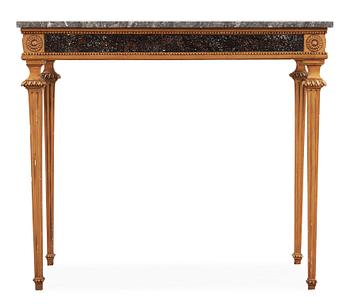 411. A late Gustavian late 18th century console table.